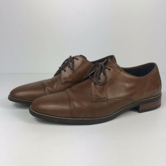 Grand.OS Lenox Hill Cap Toe Oxfords British Tan - Picture 2 of 8